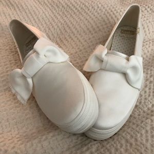 Keds x Kate Spade white bow sneakers